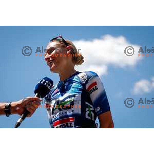 Urska Zigart during Slovenian Cycling Championships 2025 in Celje, Slovenia on June 29, 2025.