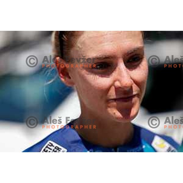 Urska Zigart during Slovenian Cycling Championships 2025 in Celje, Slovenia on June 29, 2025.