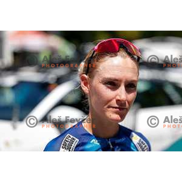 Urska Zigart during Slovenian Cycling Championships 2025 in Celje, Slovenia on June 29, 2025.