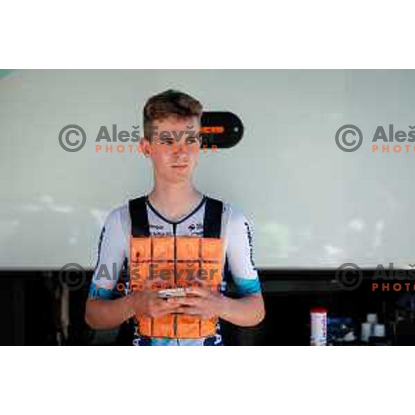 Jakob Omrzel during Slovenian Cycling Championships 2025 in Celje, Slovenia on June 29, 2025.