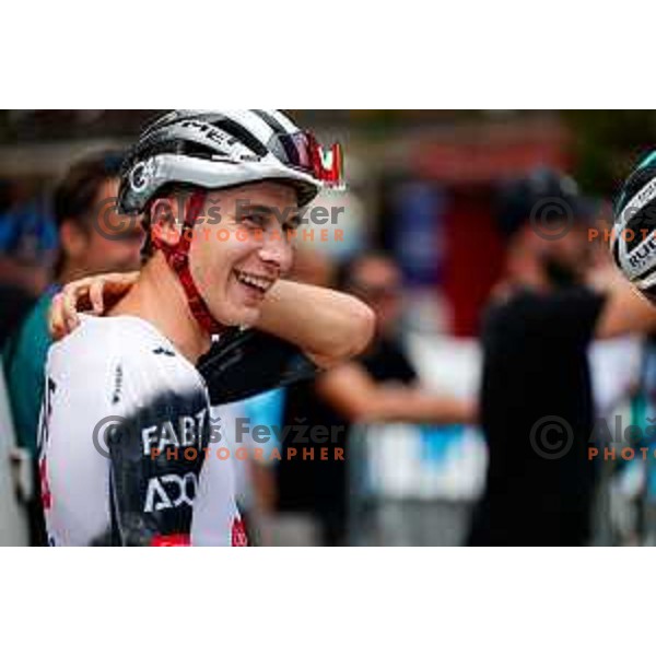 Anze Ravbar during Slovenian Cycling Championships 2025 in Celje, Slovenia on June 29, 2025.