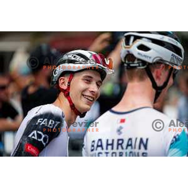 Anze Ravbar during Slovenian Cycling Championships 2025 in Celje, Slovenia on June 29, 2025.