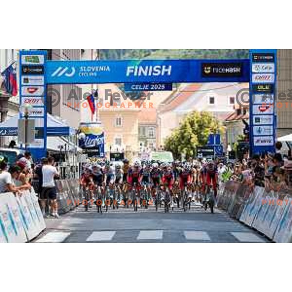during Slovenian Cycling Championships 2025 in Celje, Slovenia on June 29, 2025.