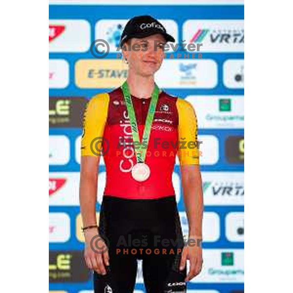Spela Kern during Slovenian Cycling Championships 2025 in Celje, Slovenia on June 29, 2025.