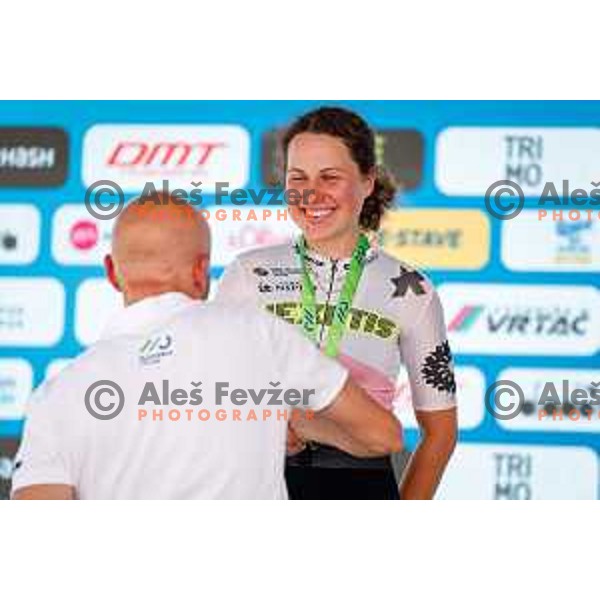 Nika Bobnar during Slovenian Cycling Championships 2025 in Celje, Slovenia on June 29, 2025.
