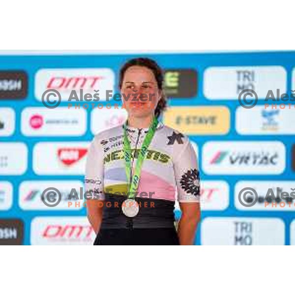 Nika Bobnar during Slovenian Cycling Championships 2025 in Celje, Slovenia on June 29, 2025.