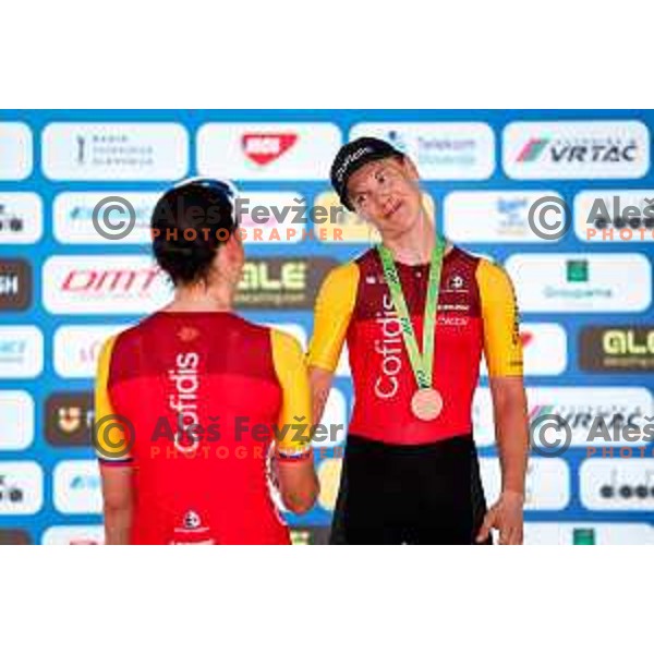 during Slovenian Cycling Championships 2025 in Celje, Slovenia on June 29, 2025.