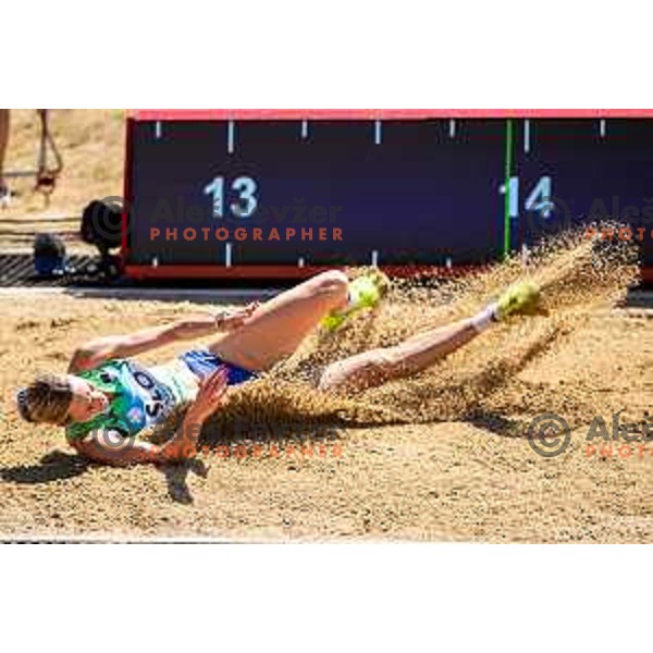 Neja Fillipic in action during Day 2 of European Athletics Team Championship 2025 2nd Division in Stadium Poljane, Maribor, Slovenia on June 29, 2025. Photo: Jure Banfi