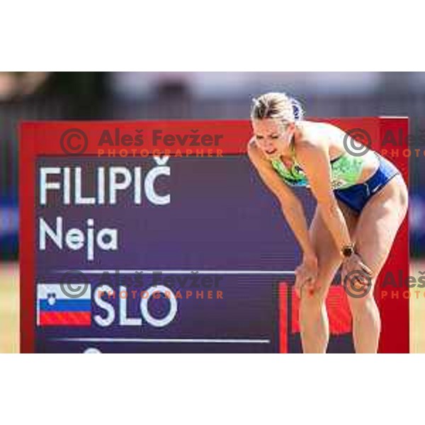 Neja Fillipic in action during Day 2 of European Athletics Team Championship 2025 2nd Division in Stadium Poljane, Maribor, Slovenia on June 29, 2025. Photo: Jure Banfi