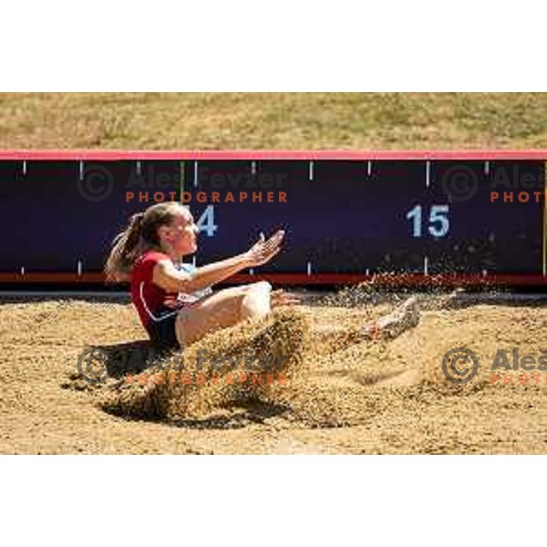 Janne Nielsen in action during Day 2 of European Athletics Team Championship 2025 2nd Division in Stadium Poljane, Maribor, Slovenia on June 29, 2025. Photo: Jure Banfi