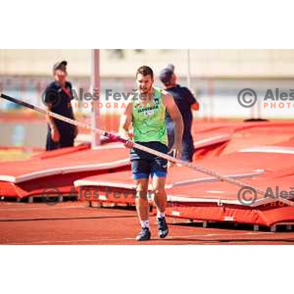 Luka Zupanc in action during Day 2 of European Athletics Team Championship 2025 2nd Division in Stadium Poljane, Maribor, Slovenia on June 29, 2025. Photo: Jure Banfi
