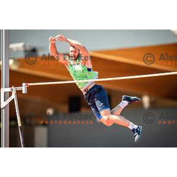 Luka Zupanc in action during Day 2 of European Athletics Team Championship 2025 2nd Division in Stadium Poljane, Maribor, Slovenia on June 29, 2025. Photo: Jure Banfi