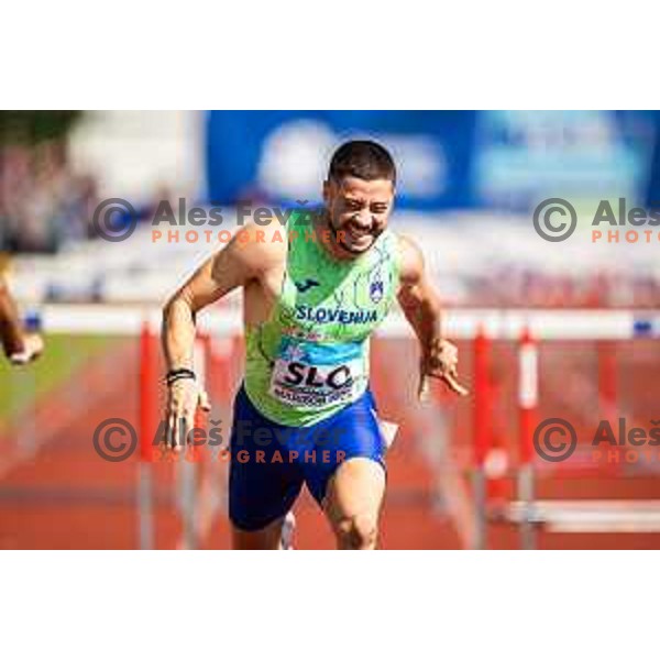 Filip Jakob Demsar in action during Day 2 of European Athletics Team Championship 2025 2nd Division in Stadium Poljane, Maribor, Slovenia on June 29, 2025. Photo: Jure Banfi