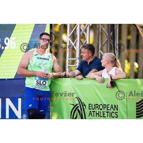Kristjan Ceh in action during Day 2 of European Athletics Team Championship 2025 2nd Division in Stadium Poljane, Maribor, Slovenia on June 29, 2025. Photo: Jure Banfi