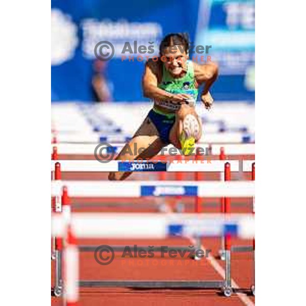 Nika Glojnaric in action during Day 2 of European Athletics Team Championship 2025 2nd Division in Stadium Poljane, Maribor, Slovenia on June 29, 2025. Photo: Jure Banfi