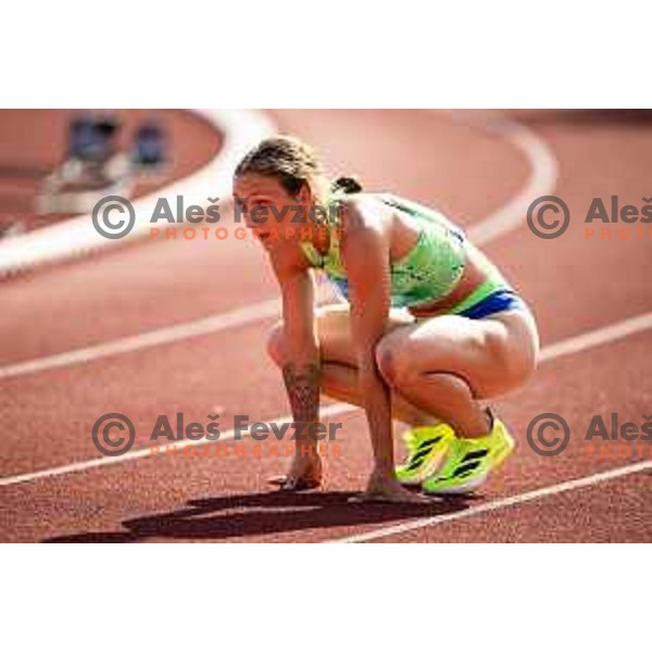 Nika Glojnaric in action during Day 2 of European Athletics Team Championship 2025 2nd Division in Stadium Poljane, Maribor, Slovenia on June 29, 2025. Photo: Jure Banfi