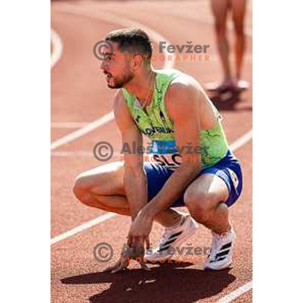 Filip Jakob Demsar in action during Day 2 of European Athletics Team Championship 2025 2nd Division in Stadium Poljane, Maribor, Slovenia on June 29, 2025. Photo: Jure Banfi