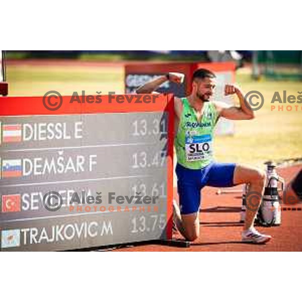 Filip Jakob Demsar in action during Day 2 of European Athletics Team Championship 2025 2nd Division in Stadium Poljane, Maribor, Slovenia on June 29, 2025. Photo: Jure Banfi