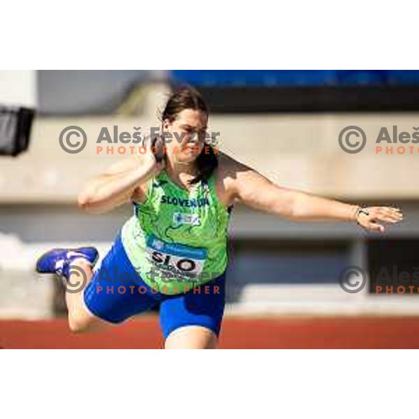 Nusa Luznik in action during Day 2 of European Athletics Team Championship 2025 2nd Division in Stadium Poljane, Maribor, Slovenia on June 29, 2025. Photo: Jure Banfi