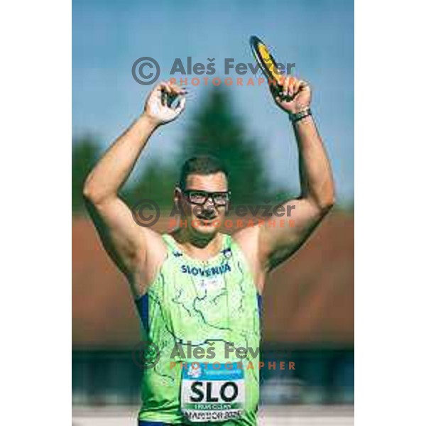 Kristjan Ceh in action during Day 2 of European Athletics Team Championship 2025 2nd Division in Stadium Poljane, Maribor, Slovenia on June 29, 2025. Photo: Jure Banfi