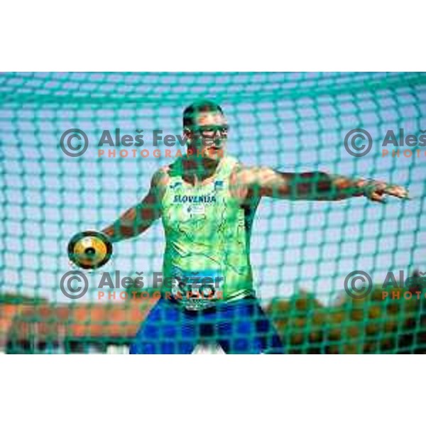 Kristjan Ceh in action during Day 2 of European Athletics Team Championship 2025 2nd Division in Stadium Poljane, Maribor, Slovenia on June 29, 2025. Photo: Jure Banfi