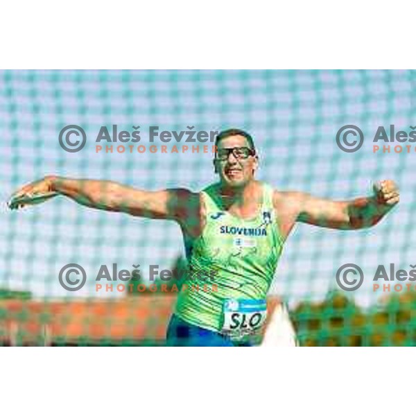 Kristjan Ceh in action during Day 2 of European Athletics Team Championship 2025 2nd Division in Stadium Poljane, Maribor, Slovenia on June 29, 2025. Photo: Jure Banfi
