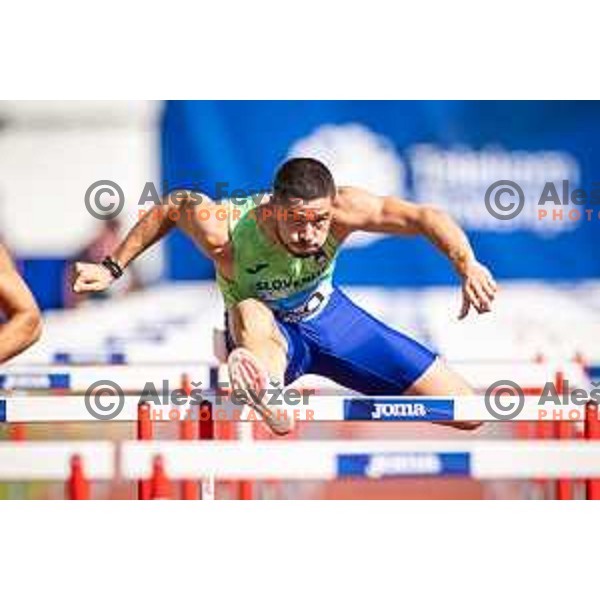 Filip Jakob Demsar in action during Day 2 of European Athletics Team Championship 2025 2nd Division in Stadium Poljane, Maribor, Slovenia on June 29, 2025. Photo: Jure Banfi