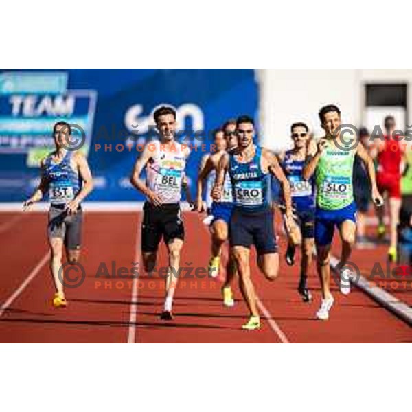 Jan Vukovic in action during Day 2 of European Athletics Team Championship 2025 2nd Division in Stadium Poljane, Maribor, Slovenia on June 29, 2025. Photo: Jure Banfi