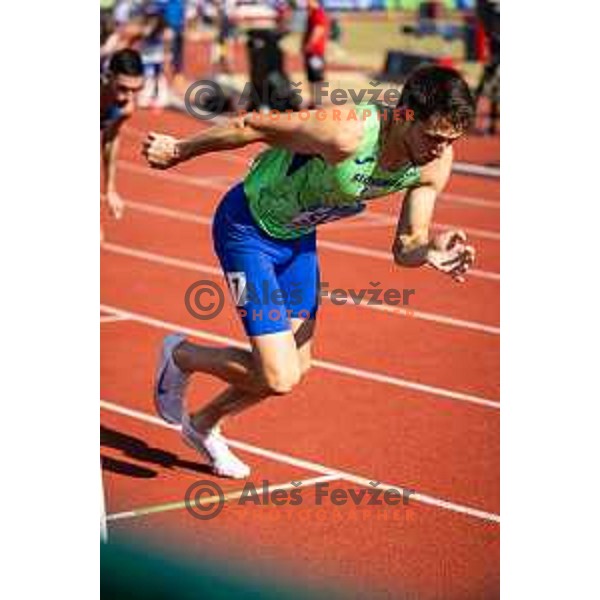 Jan Vukovic in action during Day 2 of European Athletics Team Championship 2025 2nd Division in Stadium Poljane, Maribor, Slovenia on June 29, 2025. Photo: Jure Banfi