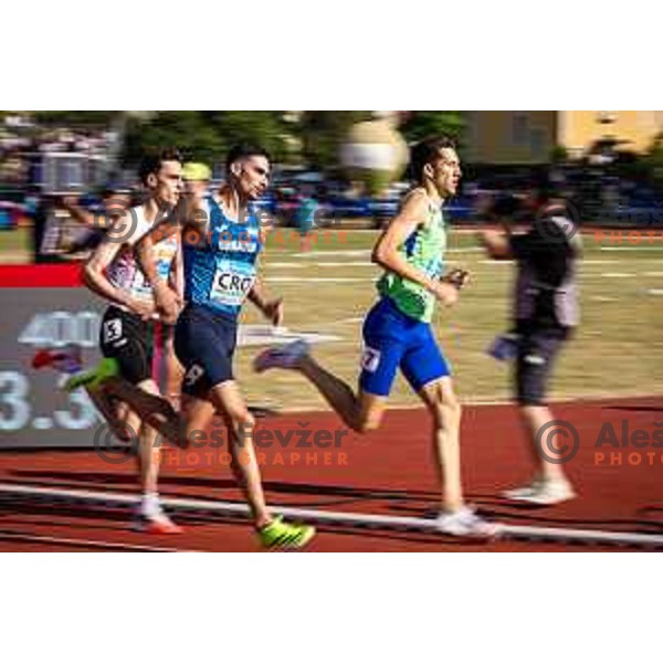 Jan Vukovic in action during Day 2 of European Athletics Team Championship 2025 2nd Division in Stadium Poljane, Maribor, Slovenia on June 29, 2025. Photo: Jure Banfi