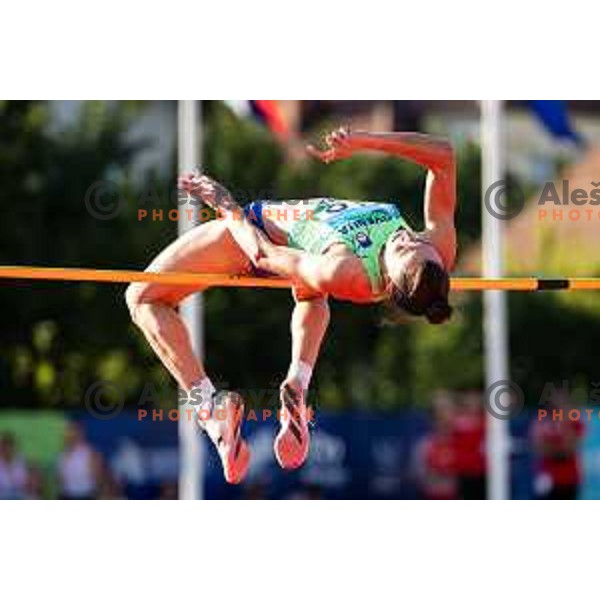 Lia Apostolovski in action during Day 2 of European Athletics Team Championship 2025 2nd Division in Stadium Poljane, Maribor, Slovenia on June 29, 2025. Photo: Jure Banfi