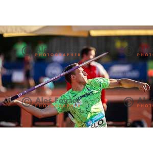 Anze Durjava in action during Day 2 of European Athletics Team Championship 2025 2nd Division in Stadium Poljane, Maribor, Slovenia on June 29, 2025. Photo: Jure Banfi