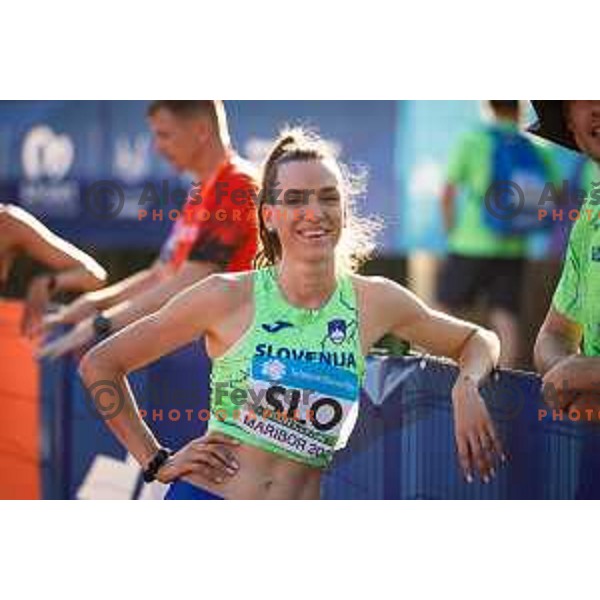 Lia Apostolovski in action during Day 2 of European Athletics Team Championship 2025 2nd Division in Stadium Poljane, Maribor, Slovenia on June 29, 2025. Photo: Jure Banfi