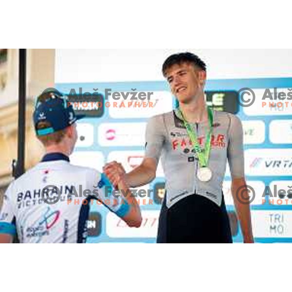 Jaka Marolt during Slovenian Cycling Championships 2025 in Celje, Slovenia on June 29, 2025.