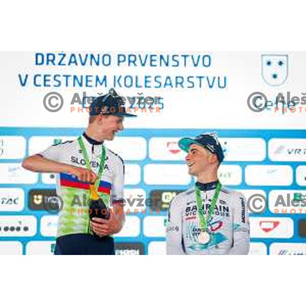 Jakob Omrzel during Slovenian Cycling Championships 2025 in Celje, Slovenia on June 29, 2025.