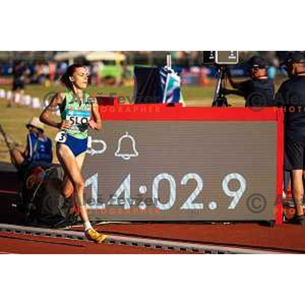 Klara Lukan in action during Day 2 of European Athletics Team Championship 2025 2nd Division in Stadium Poljane, Maribor, Slovenia on June 29, 2025. Photo: Jure Banfi