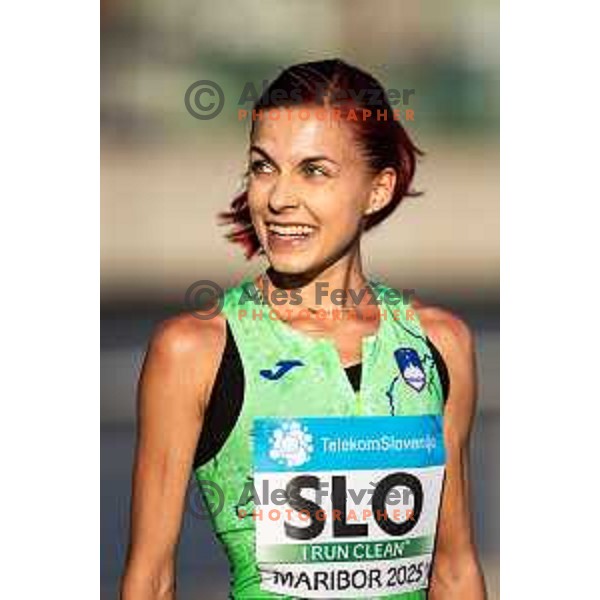 Klara Lukan in action during Day 2 of European Athletics Team Championship 2025 2nd Division in Stadium Poljane, Maribor, Slovenia on June 29, 2025. Photo: Jure Banfi