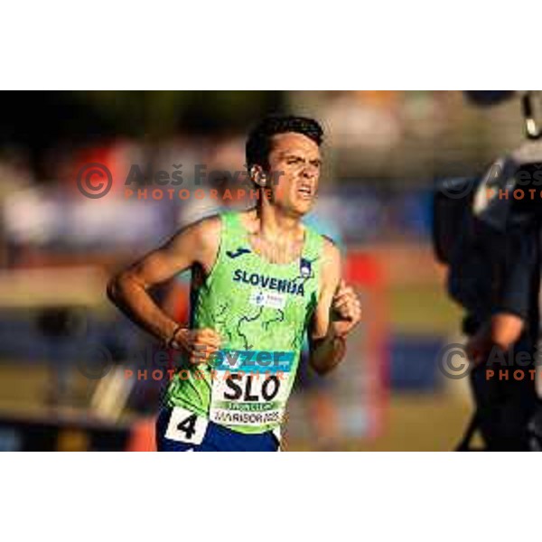 Klemen Vilhar in action during Day 2 of European Athletics Team Championship 2025 2nd Division in Stadium Poljane, Maribor, Slovenia on June 29, 2025. Photo: Jure Banfi
