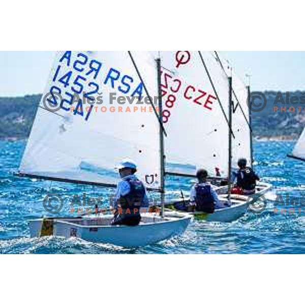 Second day of sailing competition at 2025 Optimist World Championship in Portoroz, Slovenia on June 29, 2025