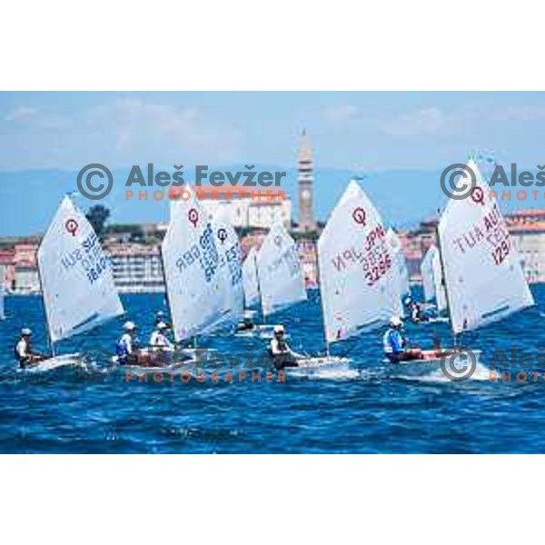 Second day of sailing competition at 2025 Optimist World Championship in Portoroz, Slovenia on June 29, 2025