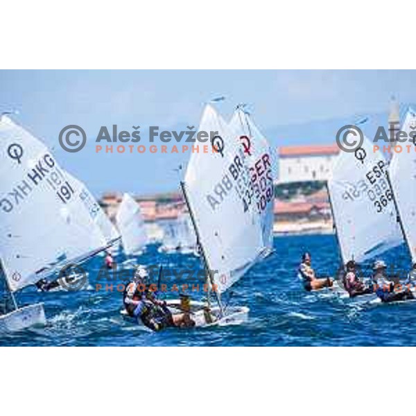 Second day of sailing competition at 2025 Optimist World Championship in Portoroz, Slovenia on June 29, 2025