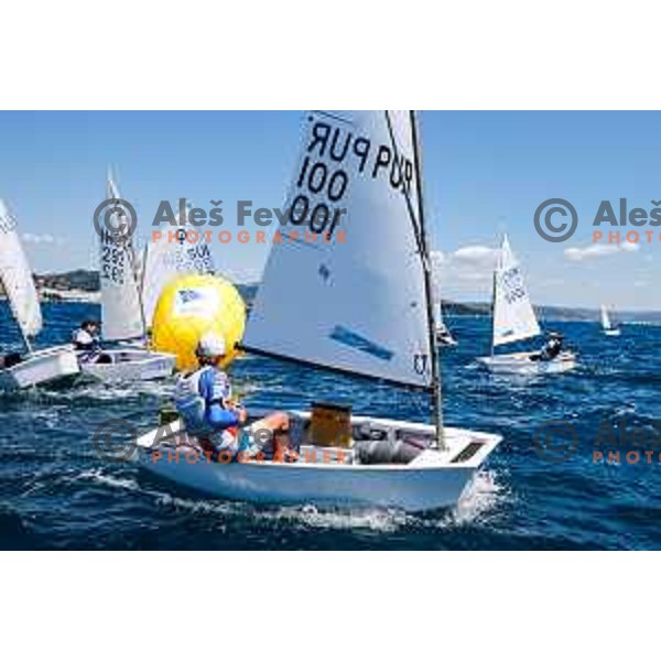 Second day of sailing competition at 2025 Optimist World Championship in Portoroz, Slovenia on June 29, 2025