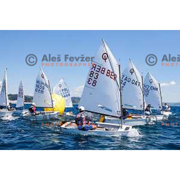 Second day of sailing competition at 2025 Optimist World Championship in Portoroz, Slovenia on June 29, 2025