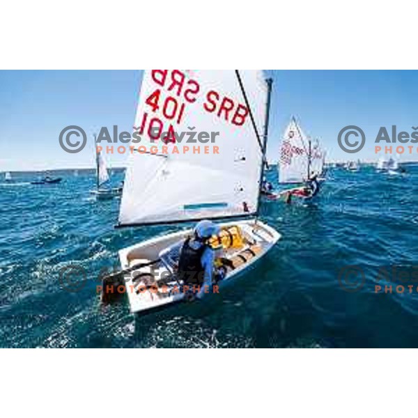 Second day of sailing competition at 2025 Optimist World Championship in Portoroz, Slovenia on June 29, 2025