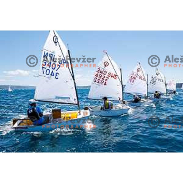 Second day of sailing competition at 2025 Optimist World Championship in Portoroz, Slovenia on June 29, 2025