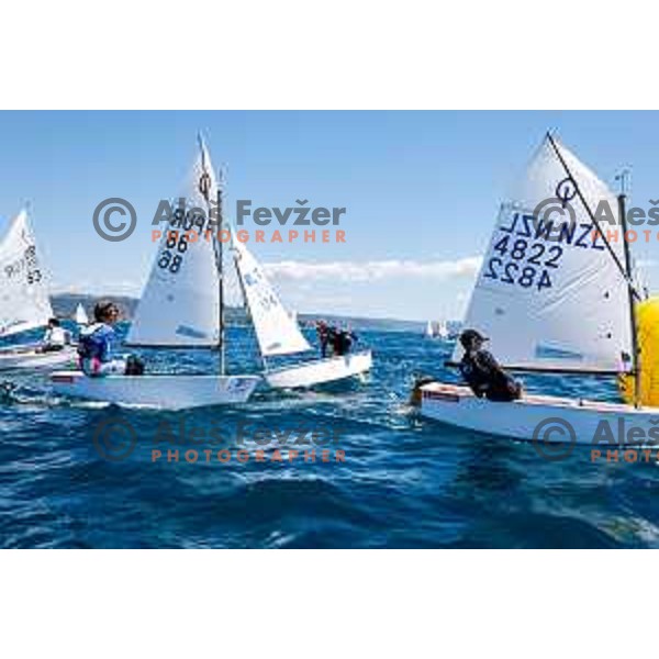 Second day of sailing competition at 2025 Optimist World Championship in Portoroz, Slovenia on June 29, 2025