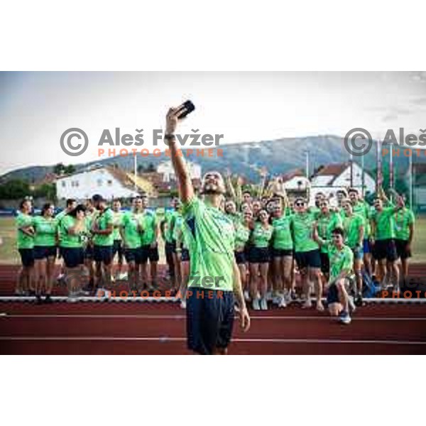 celebrating after Day 2 of European Athletics Team Championship 2025 2nd Division in Stadium Poljane, Maribor, Slovenia on June 29, 2025. Photo: Jure Banfi