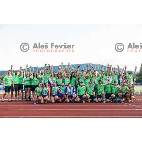celebrating after Day 2 of European Athletics Team Championship 2025 2nd Division in Stadium Poljane, Maribor, Slovenia on June 29, 2025. Photo: Jure Banfi