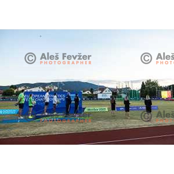 celebrating after Day 2 of European Athletics Team Championship 2025 2nd Division in Stadium Poljane, Maribor, Slovenia on June 29, 2025. Photo: Jure Banfi