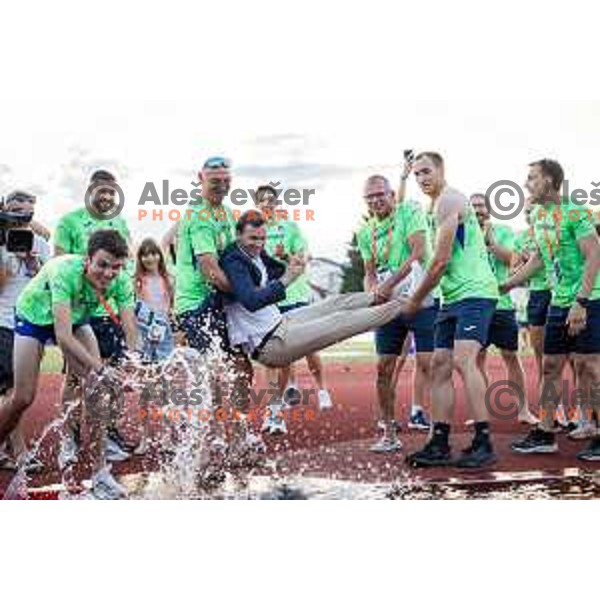 celebrating after Day 2 of European Athletics Team Championship 2025 2nd Division in Stadium Poljane, Maribor, Slovenia on June 29, 2025. Photo: Jure Banfi